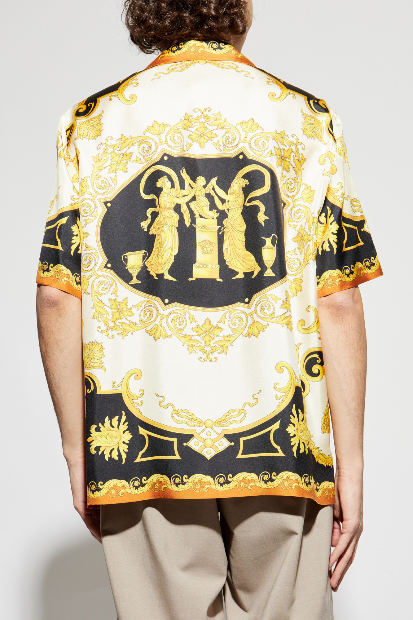 Versace Silk short-sleeve shirt | Men's | Vitkac
